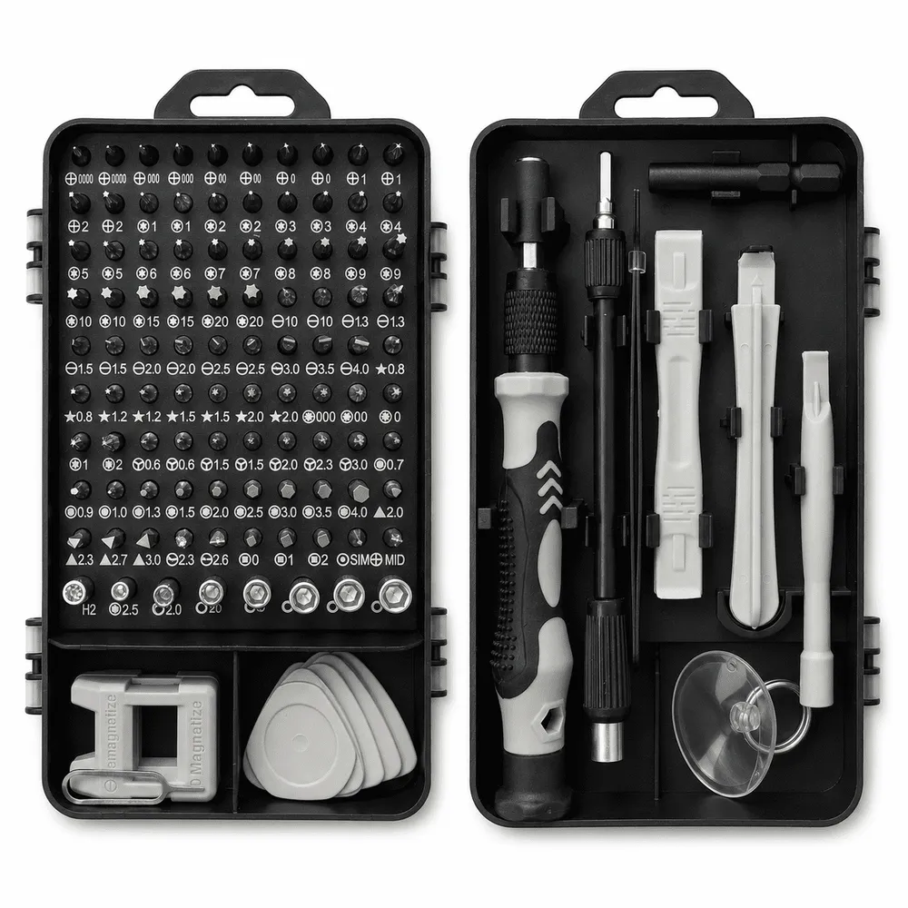 Kit de destornilladores 115 piezas SD-1151/H-153