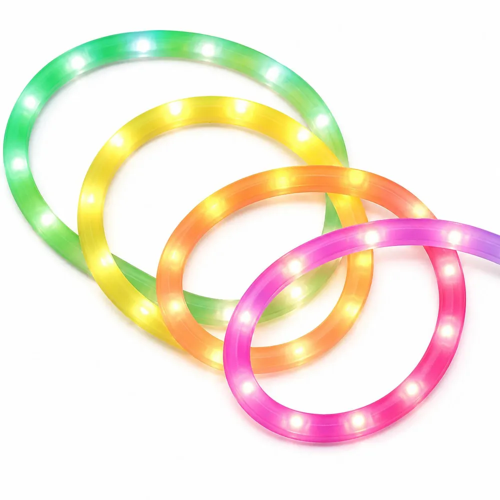 Tira neón audioritmica RGB 5M manguera c/control y app x05120