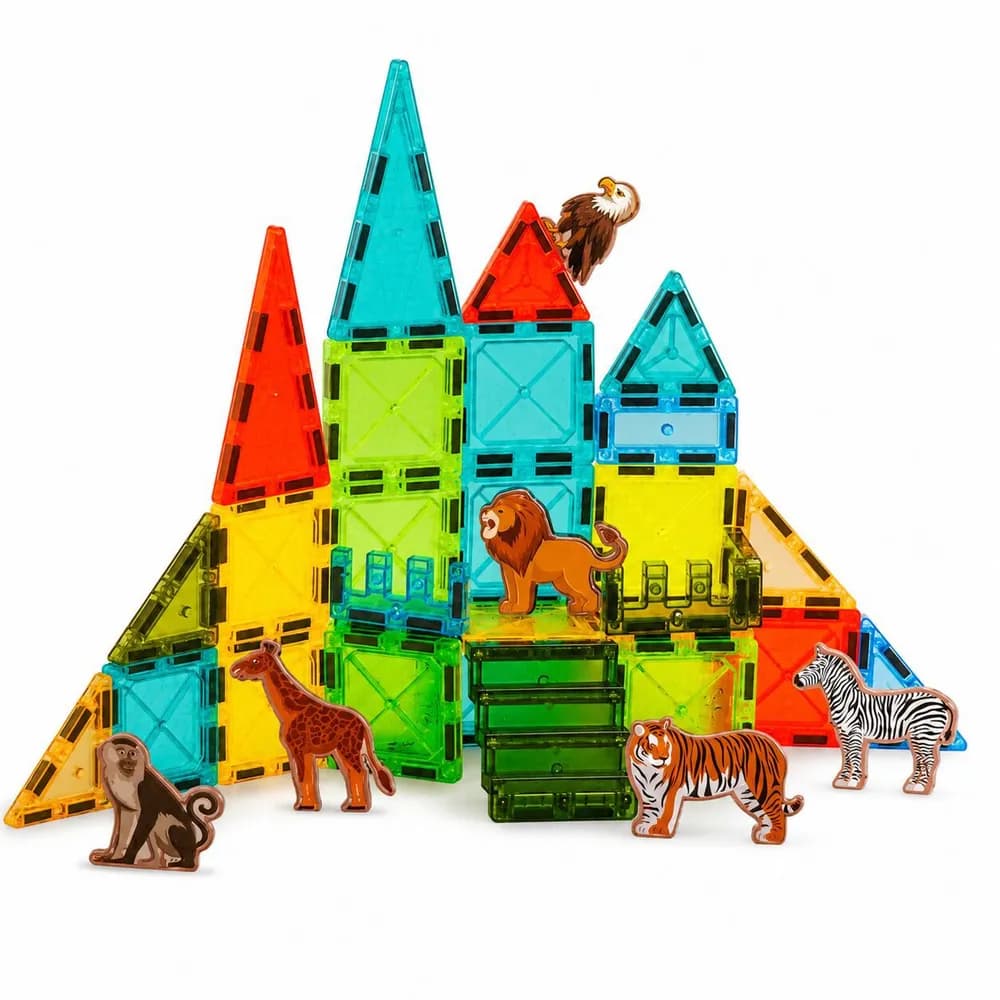 Juego magnético de construcción 36 piezas selva TK0726