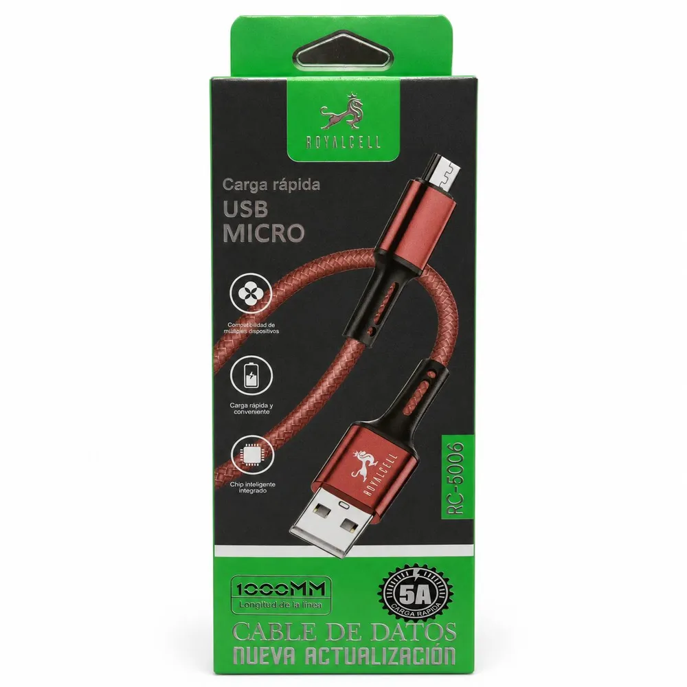 Cable de datos micro 5A desarmado RC-5006