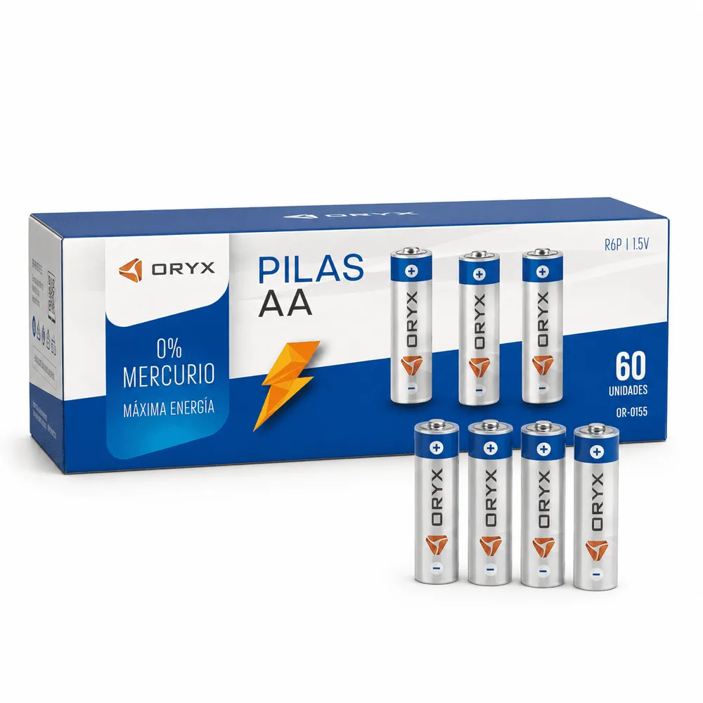 Pilas AA x60 1.5V OR-0155